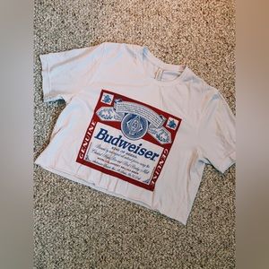 Budweiser cropped t-shirt